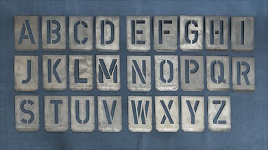 Letter stencils