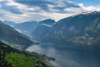 Overlook over Aurlandsfjord