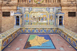 Azulejo tiles mosaic pictures