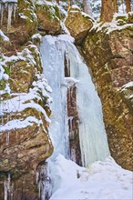 Frozen Rissloch waterfalls