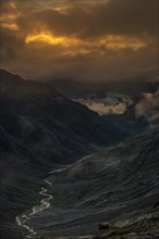 Sunset over Windbachtal