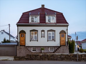 Traditional Norwegian town house