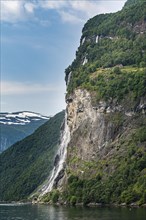 Waterfall in Geirangerfjord