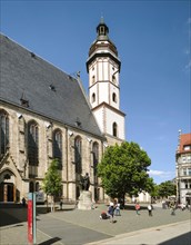St. Thomas Church with Bach Monument