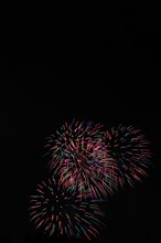 Fireworks exploding during a Fireworks Festival