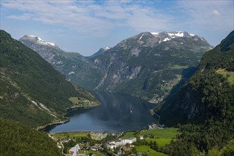 Overlook over Geirangerfjord