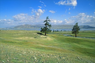 Khurgan lake shore