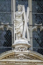 Statue of Christ above the main portal