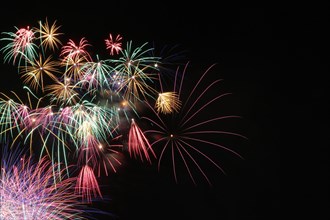 Fireworks exploding during a Fireworks Festival