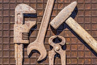 Old tool with Englishman