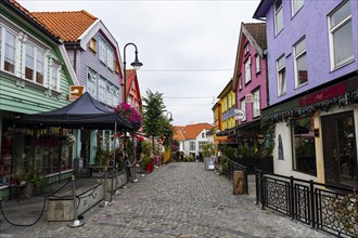 Colourful houses in Fargegaten