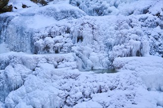 Frozen Riesloch waterfalls
