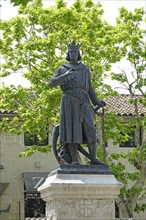 Statue of Louis the Saint on the Place Saint Louis
