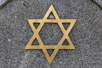 Star of David on a Jewish gravestone