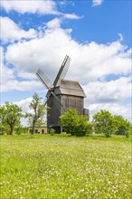Historic trestle windmill in Vehlevanz
