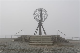 Monument on the Nordkapp