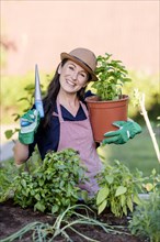 Female gardener
