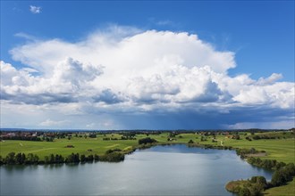 Thunderclouds over Riegsee