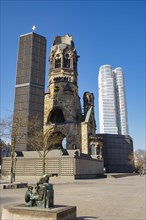 Kaiser Wilhelm Memorial Church and Upper West high-rise