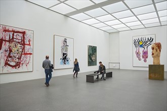 Room with works by Georg Baselitz