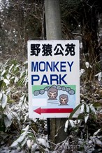 Monkey Park entrance sign