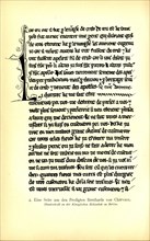 Page from the Sermons of Bernhard von Clairvaux
