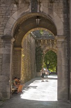 Tourists enjoying San Marino