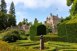 Cawdor Castle with garden near Inverness