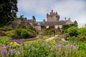 Cawdor Castle with garden near Inverness