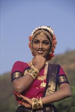 A Kuchipudi dancer in Andhra Pradesh