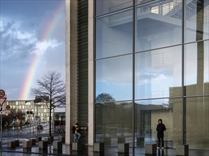 Rainbow at Paul-Loebe-Haus