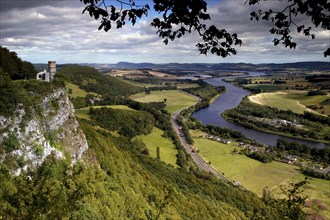 View from Corsie Hill to Kinnoull Tower