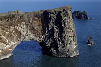 Rock gate in the Atlantic Ocean