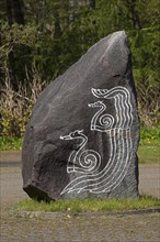 Stone with Viking motif