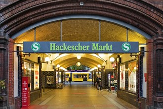 Entrance to Hackescher Markt S-Bahn station