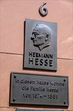 Birthplace of Hermann Hesse
