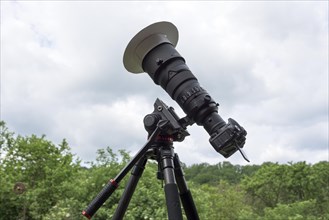 Photo equipment for solar photography with solar filter