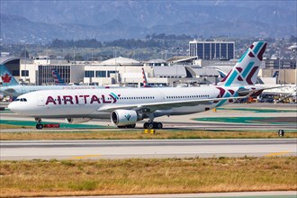 An Air Italy Airbus A330-200 aircraft with registration number EI-GFX at Los Angeles Airport