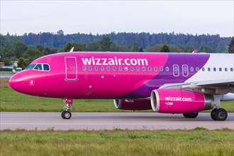 An Airbus A320 aircraft of Wizzair with registration number HA-LYE at Gdansk Gdansk Airport