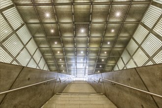 S-Bahn City-Tunnel station stop Wilhelm-Leuschner-Platz in Leipzig