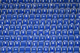Empty rows of seats