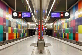 Subway Metro Station Stop Station Georg-Brauchle-Ring in Munich