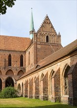 Inner courtyard with cloister and monastery church