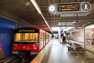 Nuremberg Airport (NUE) Airport subway station with subway in Nuremberg