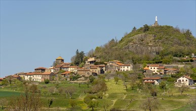 Usson village labelled Les Plus Beaux Villages de France