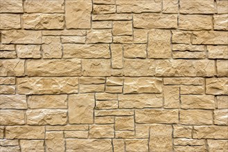 Artificial stone wall