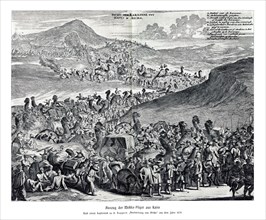 Exodus of the Mecca pilgrims from Cairo