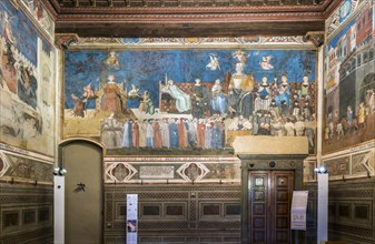 The Sala della Pace with the fresco of the Good Government