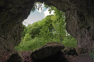 View from grotto
