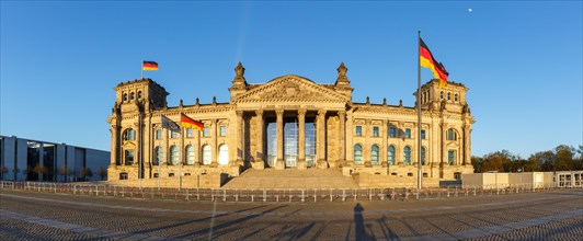 Reichstag Bundestag Government Parliament Reichstag Building Panorama in Berlin